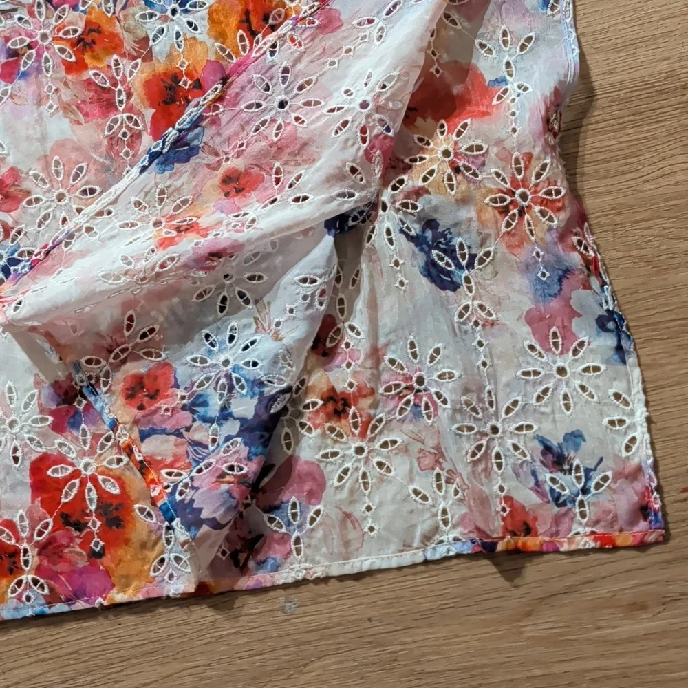 Johnny Was Eyelet Summer Dress sz SML - Picture 14 of 15